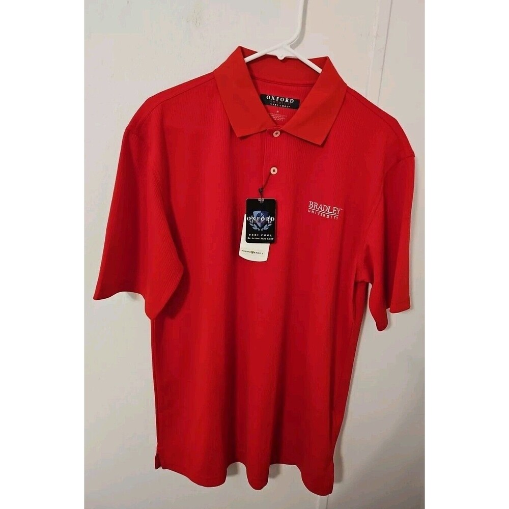 Oxford America Men's Bradley University Polo Shirt MEDIUM